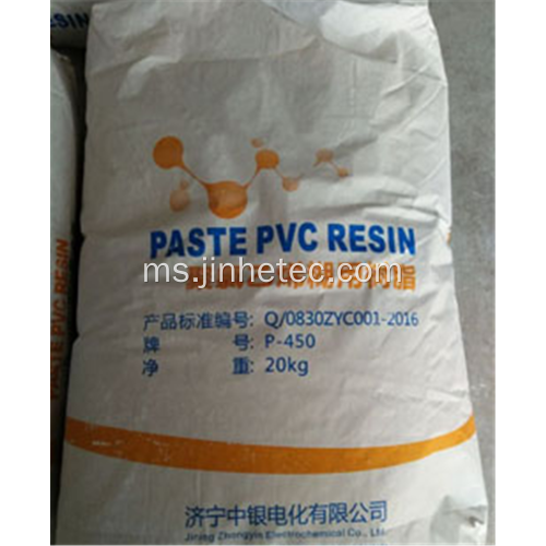 Zhongyin Jenama PVC Paste Resin P440 P450
